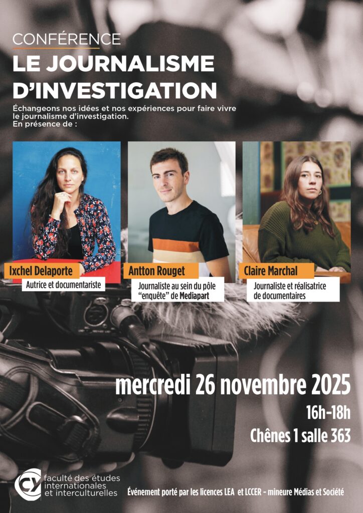 Conférence Le journalisme d'investigation - Ixchel Delaporte